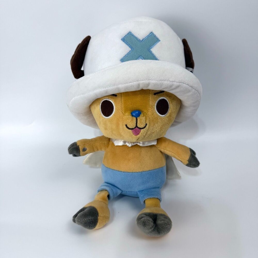 One Piece Tony Chopper White Hat Cape Outfit Plush Toy